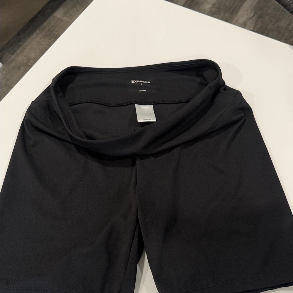Express Women's Sleek Black Bike Shorts and 1 wildfable